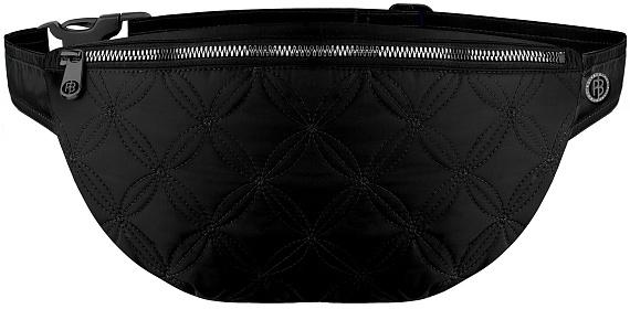 Сумка на пояс женская Poivre Blanc W21-9095-WO Quilted Black - Фото 1 большая