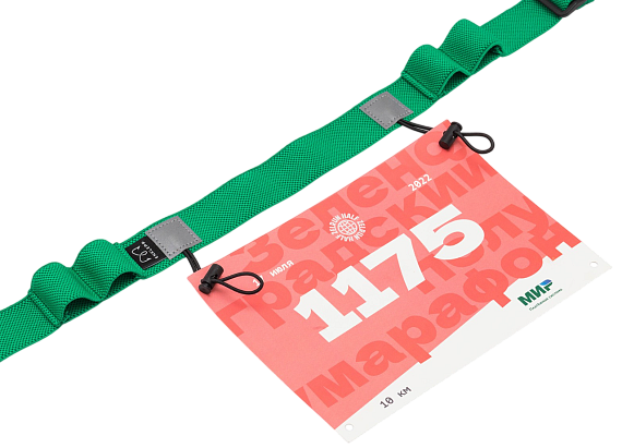 Пояс для номера Enklepp Number Belt Green - Фото 2 большая