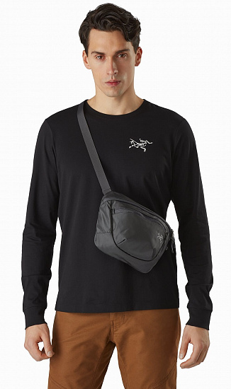 Поясная сумка Arcteryx Mantis 2 Black - Фото 2 большая