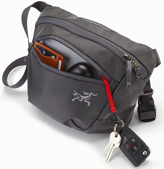 Поясная сумка Arcteryx Mantis 2 Black - Фото 4 большая