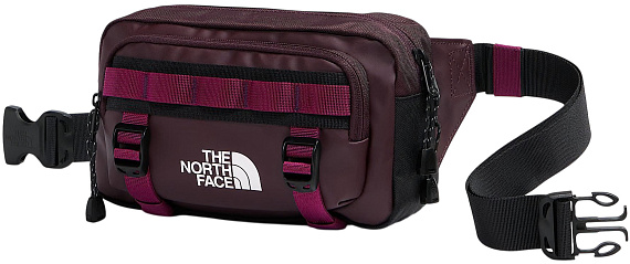 Поясная сумка The North Face Base Camp Lumbar Deep Burgundy/Tnf Black - Фото 1 большая