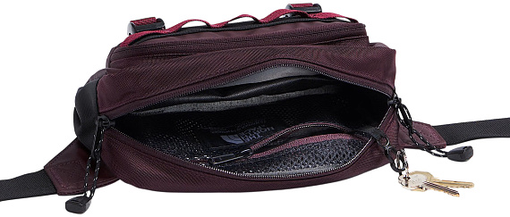 Поясная сумка The North Face Base Camp Lumbar Deep Burgundy/Tnf Black - Фото 3 большая