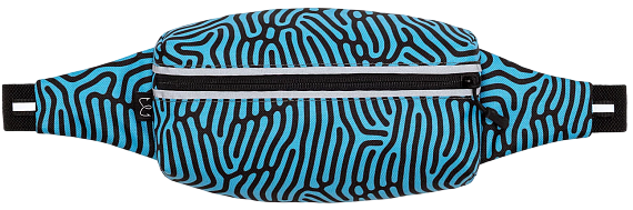 Поясная сумка Enklepp Marathon Coral Reef Blue/Black - Фото 1 большая