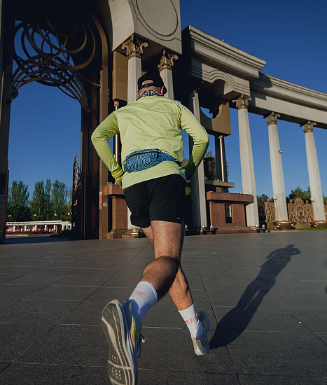 Поясная сумка Enklepp Marathon Coral Reef Blue/Black - Фото 7 большая