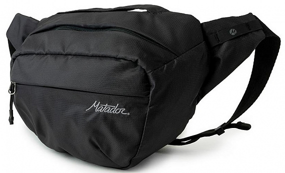 Сумка поясная Matador On-Grid Hip Pack 2 Черная - Фото 3 большая