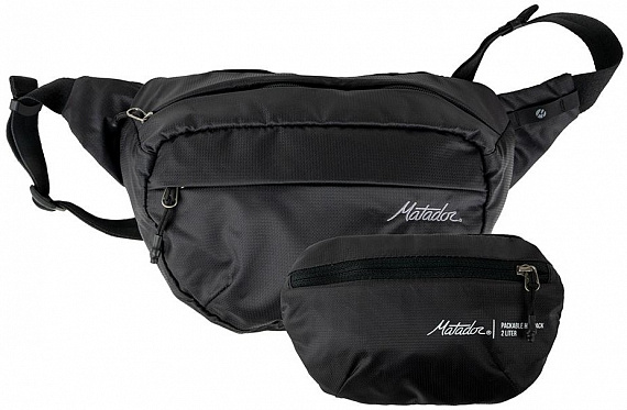 Сумка поясная Matador On-Grid Hip Pack 2 Черная - Фото 4 большая