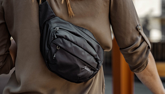 Сумка поясная Matador On-Grid Hip Pack 2 Черная - Фото 16 большая