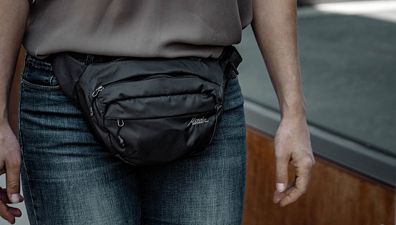Сумка поясная Matador On-Grid Hip Pack 2 Черная - Фото 17 большая