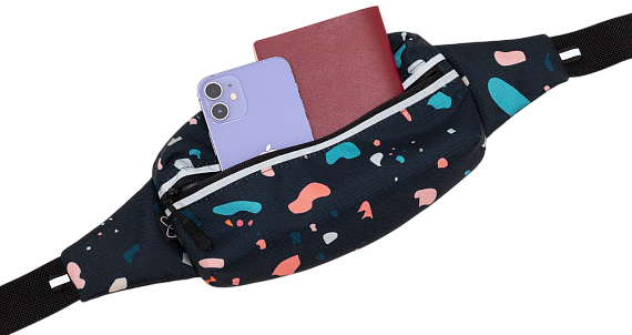 Поясная сумка Enklepp Marathon Dark Terrazzo - Фото 5 большая