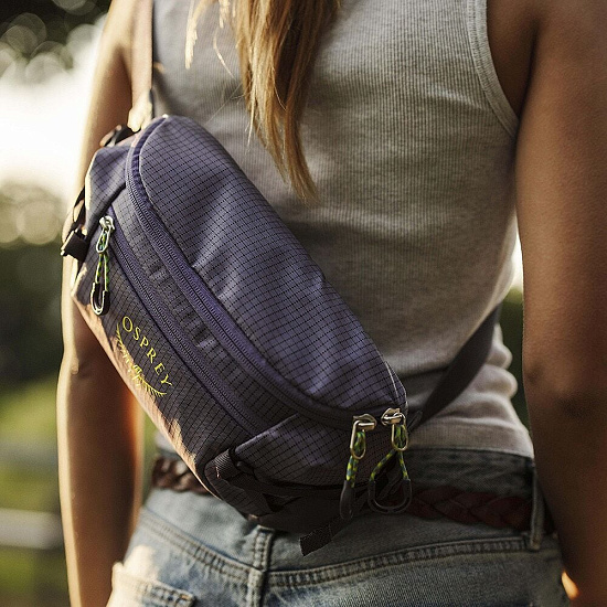 Поясная сумка Osprey Transporter Euphoria Purple/Purple Ink - Фото 11 большая