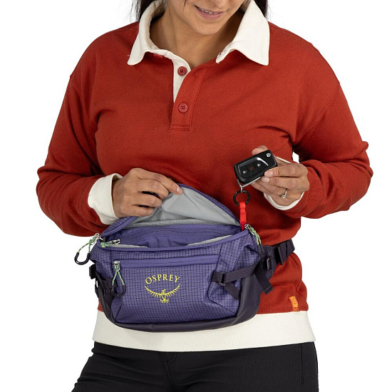 Поясная сумка Osprey Transporter Euphoria Purple/Purple Ink - Фото 16 большая