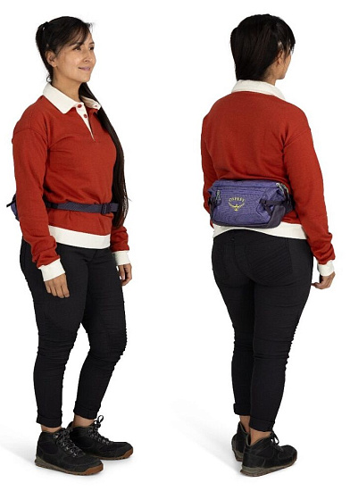Поясная сумка Osprey Transporter Euphoria Purple/Purple Ink - Фото 17 большая
