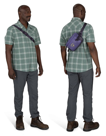 Поясная сумка Osprey Transporter Euphoria Purple/Purple Ink - Фото 18 большая