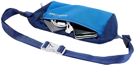 Поясная сумка Eagle Creek Stash Waist Bag Aizome Blue - Фото 4 большая