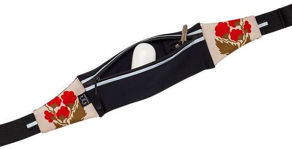 Поясная сумка Enklepp Run Belt 365 Trap/Raspberry - Фото 5 большая