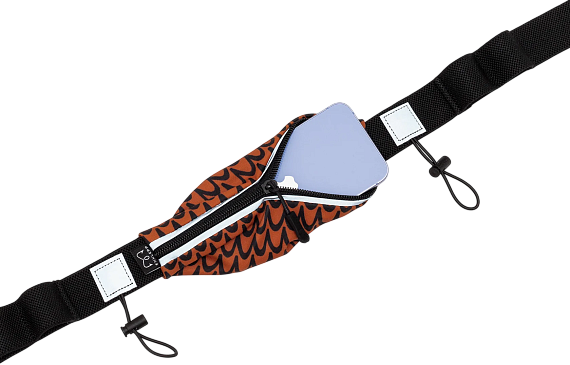 Поясная сумка Enklepp Run Belt Fast Fish Scales - Фото 4 большая