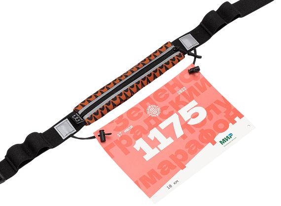 Поясная сумка Enklepp Run Belt Fast Fish Scales - Фото 6 большая