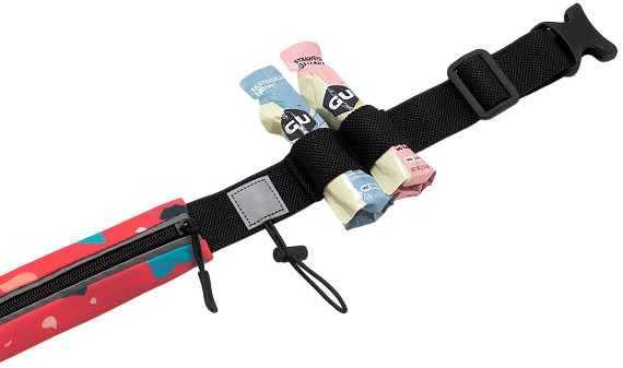 Поясная сумка Enklepp Run Belt Fast Red Terrazzo - Фото 3 большая