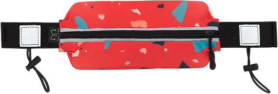 Поясная сумка Enklepp Run Belt Fast Red Terrazzo - Фото 4 большая