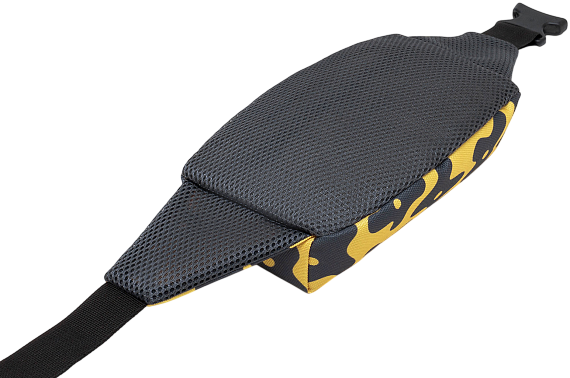 Поясная сумка Enklepp Mako 2.0 Black Flowers/Yellow - Фото 3 большая