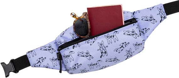 Поясная сумка Enklepp Mako 2.0 Retro Cats - Фото 5 большая
