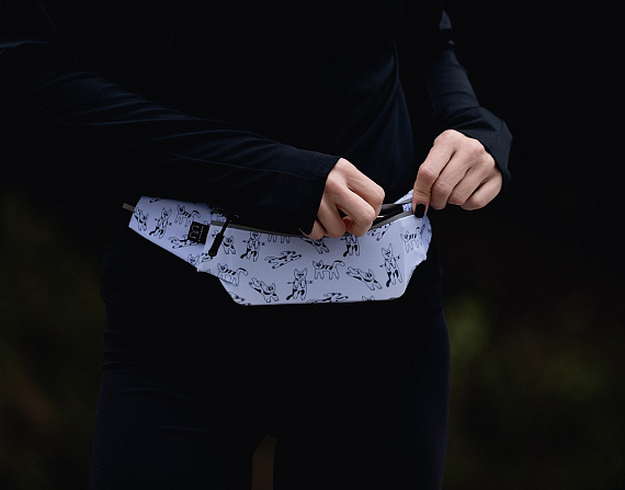 Поясная сумка Enklepp Run Belt 365 Retro Cats - Фото 8 большая