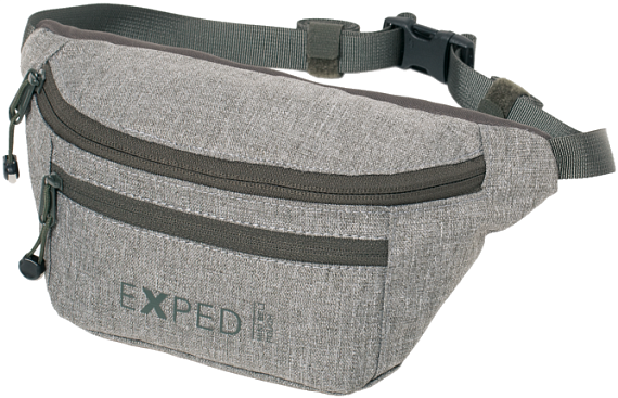 Сумка поясная Exped Mini Belt Pouch Grey Melange - Фото 1 большая