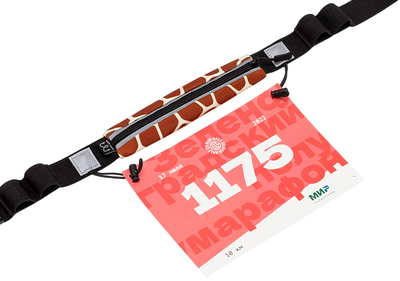 Поясная сумка Enklepp Run Belt Fast Giraffe - Фото 2 большая