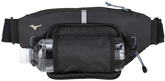 Поясная сумка Mizuno 2Way Waist Porch CR Black - Фото 3 большая