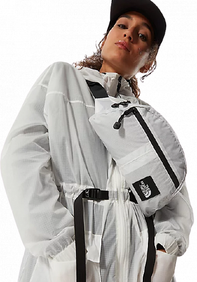 Поясная сумка The North Face Flyweight Lumbar TNF White-TNF Black - Фото 3 большая