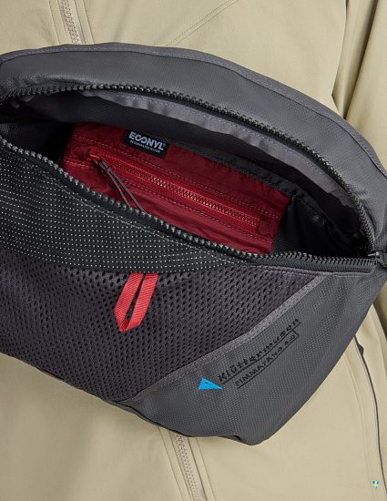 Поясная сумка Klattermusen Fimmafang 4.0 Faded Green - Фото 3 большая