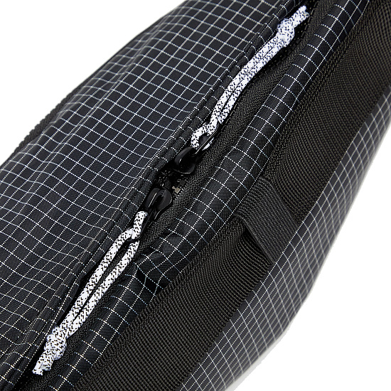 Поясная сумка Nike Heritage Black/Black/White - Фото 3 большая