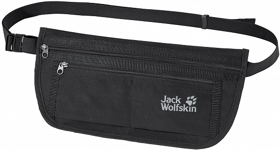 Поясная сумка Jack Wolfskin Document Belt De Luxe Black - Фото 1 большая