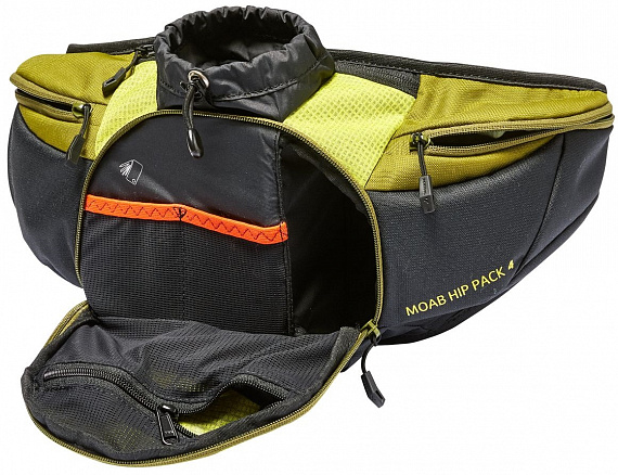 Сумка велосипедная Vaude Moab Hip Pack 4 Bright Green - Фото 3 большая