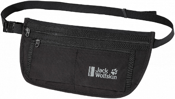 Поясная сумка Jack Wolfskin Document Belt Rfid Black - Фото 1 большая