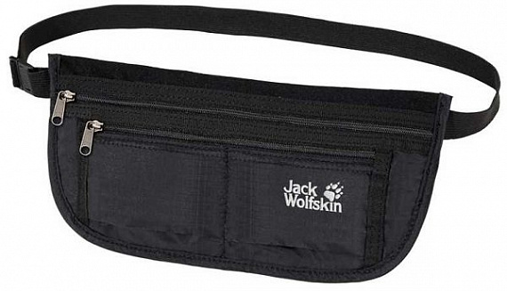 Поясная сумка Jack Wolfskin Document Belt De Luxe Black - Фото 1 большая
