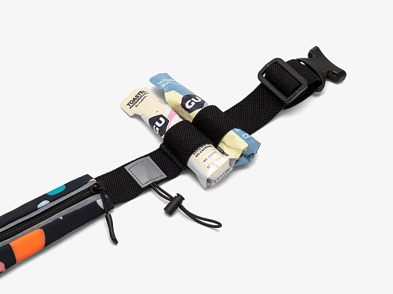 Поясная сумка Enklepp Run Belt Fast Dark Terrazzo - Фото 3 большая