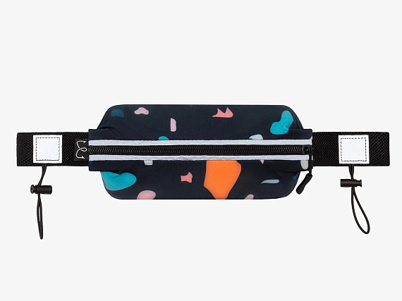 Поясная сумка Enklepp Run Belt Fast Dark Terrazzo - Фото 5 большая