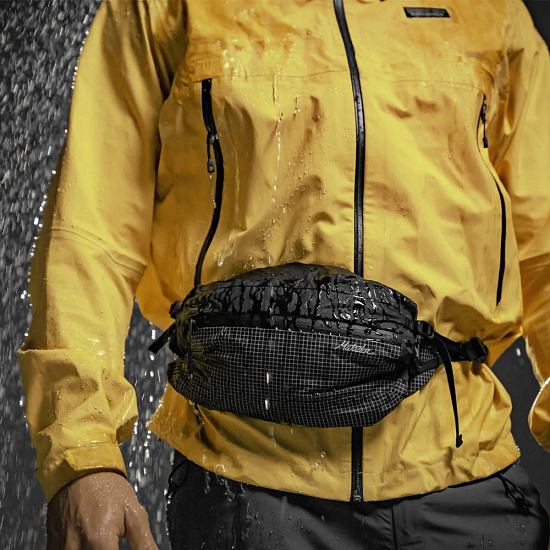 Поясная сумка Matador Freerain Hip 2L Black - Фото 5 большая