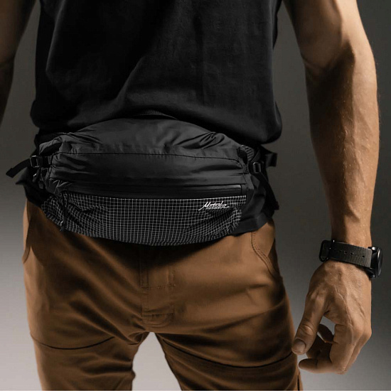 Поясная сумка Matador Freerain Hip 2L Black - Фото 12 большая