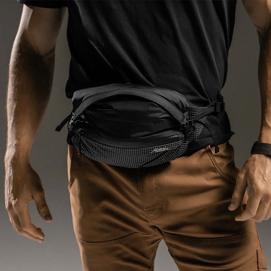Поясная сумка Matador Freerain Hip 2L Black - Фото 13 большая