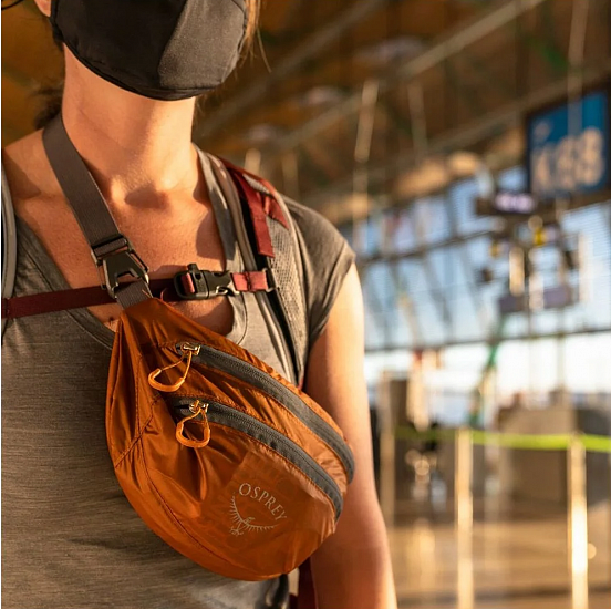 Поясная сумка Osprey UL Stuff Waist Pack 1 Black - Фото 4 большая