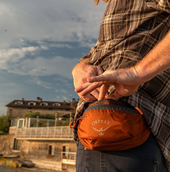 Поясная сумка Osprey UL Stuff Waist Pack 1 Black - Фото 5 большая