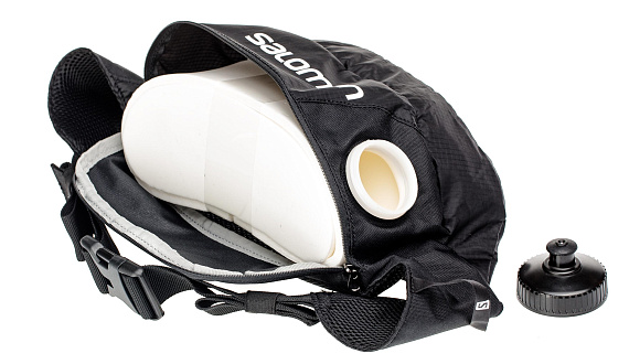 Поясная сумка Salomon RS Thermobelt Black - Фото 4 большая