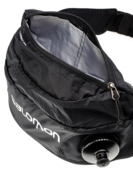 Поясная сумка Salomon RS Thermobelt Black - Фото 5 большая