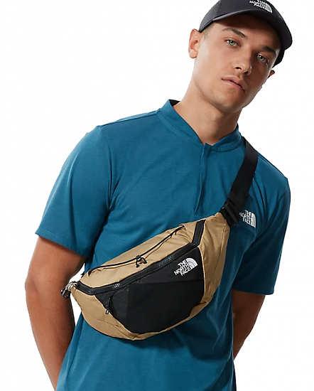 Поясная сумка The North Face Lumbnical - S Moab Khaki/TNF Black - Фото 3 большая