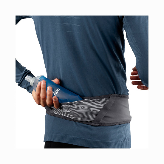 Поясная сумка Salomon Pulse Belt Nocturne Black - Фото 2 большая