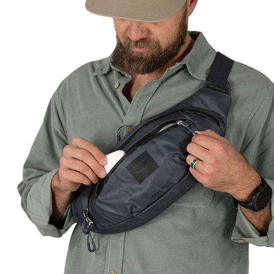 Поясная сумка Osprey Daylite Waist Ltd Tungsten Grey - Фото 10 большая