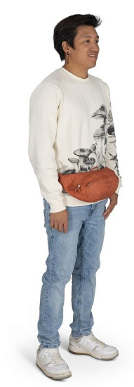 Поясная сумка Osprey Daylite Waist Porcelain Orange - Фото 9 большая