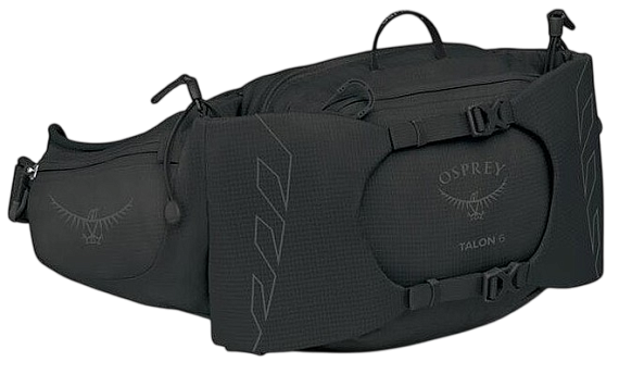 Поясная сумка Osprey Talon 6 Black Coal Grey - Фото 1 большая